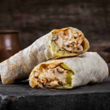 Chicken Cheese Parathas