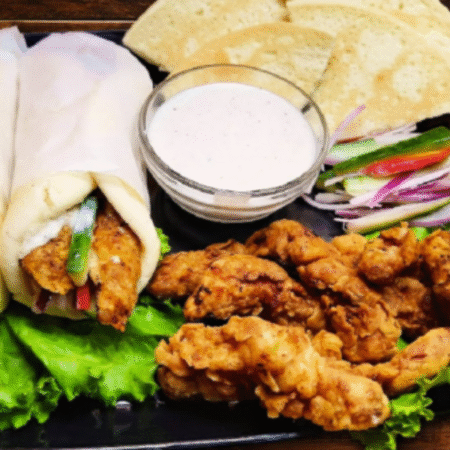 Zinger Paratha Plater